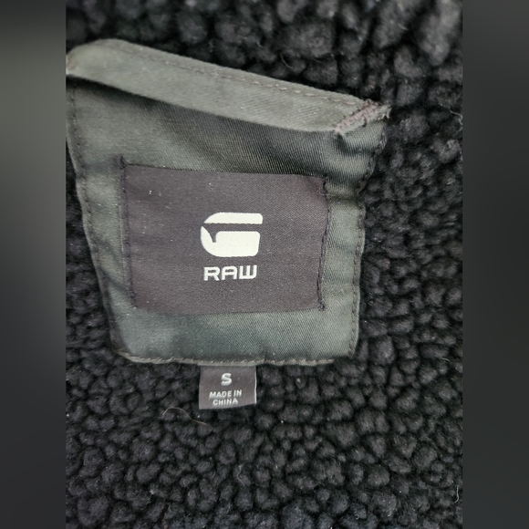 G-Star Rovic Slim Teddy Parka (Women's S, Green) - Picture 5 of 6